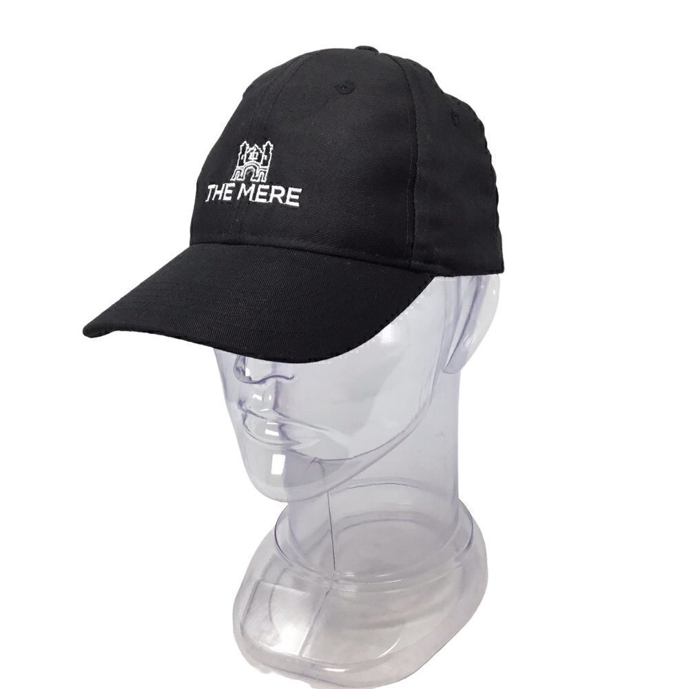 The Mere Golf Course Resort Spa Chesire England UK Men's Hat Baseball Cap Black